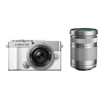 Mirrorless Cameras - Olympus PEN E-P7 Camera Kit with 14-42mm & 40-150mm Lenses V205110WE000+V314050SE000+V315030SE000 - quick order from manufacturer