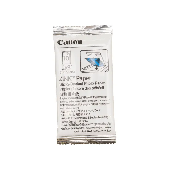 Canon ZINKU Photo Paper for Zoemini - 10 Sheets, 2x3 9949292131352