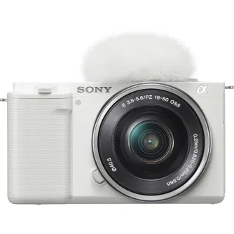 Mirrorless Cameras - Sony ZV-E10 Mirrorless Camera with 16-50mm Lens (White) ILCZV_E10L_W - quick order from manufacturer