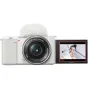 Mirrorless Cameras - Sony ZV-E10 Mirrorless Camera with 16-50mm Lens (White) ILCZV_E10L_W - quick order from manufacturer