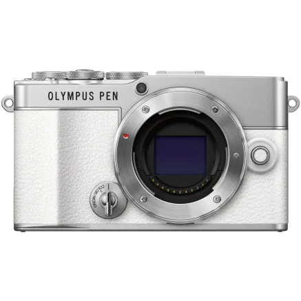 Olympus PEN E-P7 Camera Body (White) - 20MP, 4K Video V205110WE000