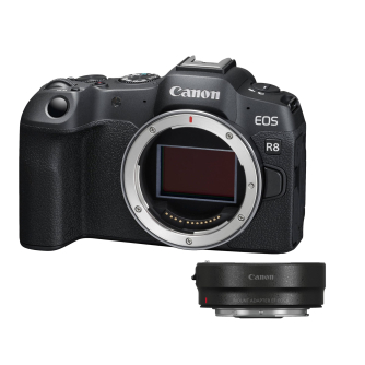 Беззеркальные камеры - Canon EOS R8 Full-Frame Mirrorless Camera + EF-EOS R Adapter - быстрый заказ от производителя