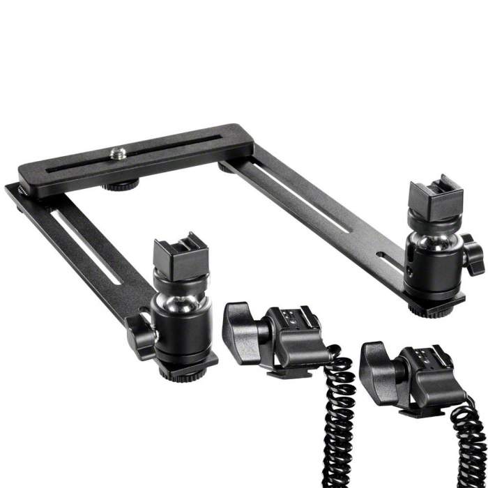 Macro - walimex Macro Flash Rail Basic w. Y Cable Olympus - quick order from manufacturer
