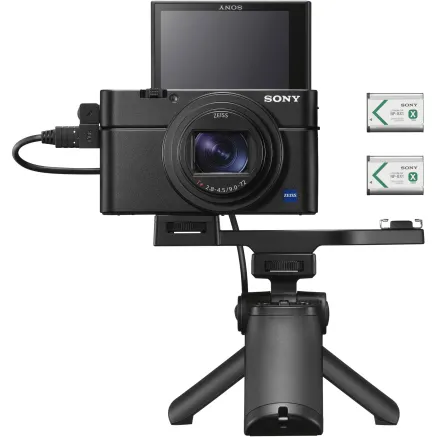 Sony Cyber-shot DSC-RX100 VII with VCT-SGR1 Shooting Grip DSC-RX100M7G
