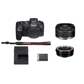 Беззеркальные камеры - Canon EOS R8 Camera Kit with RF 50mm F1.8 STM Lens 4515C005 - быстрый заказ от производителя