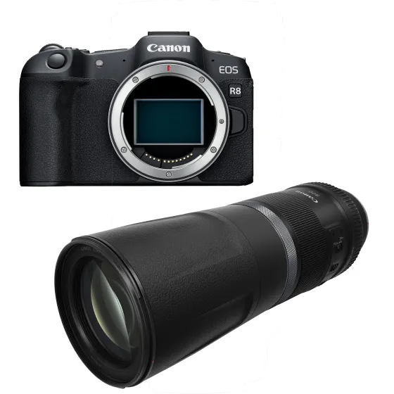 Canon EOS R8 Camera with RF 800mm f/11 IS STM Lens 5803C002
