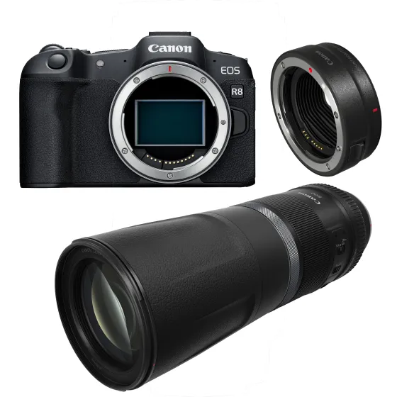 Canon EOS R8 RF 800mm f/11 Lens &amp; Adapter 5803C002