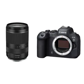 Bezspoguļa kameras - Canon EOS R6 Mark II Camera with RF 24-240mm Lens 5666C002 - ātri pasūtīt no ražotāja