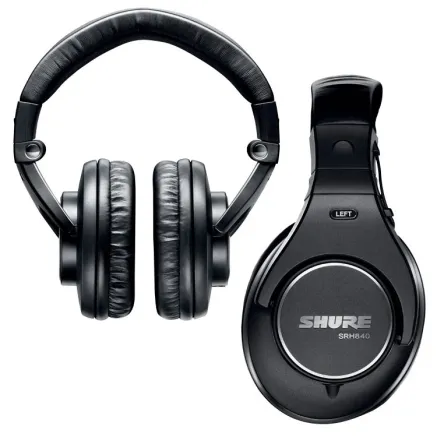 Shure SRH840 Wireless Black Closed Back Studio Headphones