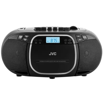 JVC RC-E451B Portable CD Player with Bluetooth and FM Radio