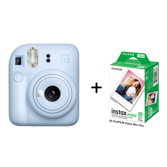 Фотоаппараты моментальной печати - Fujifilm Instax Mini 12 Instant Camera Bundle (Pastel Blue) - быстрый заказ от производителя