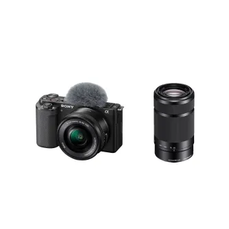 Беззеркальные камеры - Sony ZV-E10 Mirrorless Camera Kit with 16-50mm & 55-210mm ILCZV-E10L/B + SEL55210/B - быстрый заказ от пр
