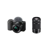 Mirrorless Cameras - Sony ZV-E10 Mirrorless Camera Kit with 16-50mm & 55-210mm ILCZV-E10L/B + SEL55210/B - quick order from manufacturerMirrorless Cameras - Sony ZV-E10 Mirrorless Camera Kit with 16-50mm & 55-210mm ILCZV-E10L/B + SEL55210/B - quick order from manufacturer