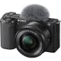 Беззеркальные камеры - Sony ZV-E10 Mirrorless Camera Kit with 16-50mm & 55-210mm ILCZV-E10L/B + SEL55210/B - быстрый заказ от пр
