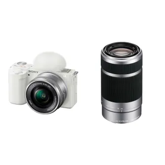 Mirrorless Cameras - Sony ZV-E10 Mirrorless Camera Kit with 16-50mm & 55-210mm ILCZV-E10/W + SEL55210/S + ELP1650 - quick order from manufacturer