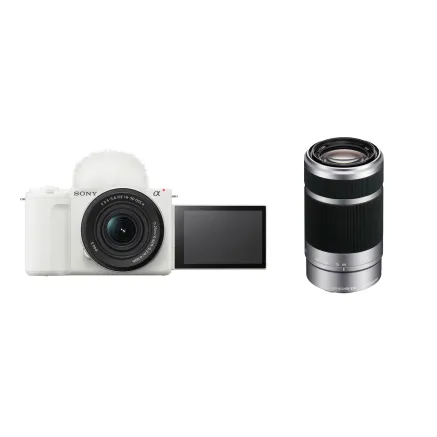 Sony ZV-E10 II Camera Kit with 16-50mm & 55-210mm Lenses ZVE10M2KW + SEL55210/S
