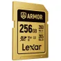 Memory Cards - Lexar SDXC ARMOR 256GB Gold UHS-II U3, Stainless Steel, IP68 R280/W210 V60 - buy today in store and with delivery