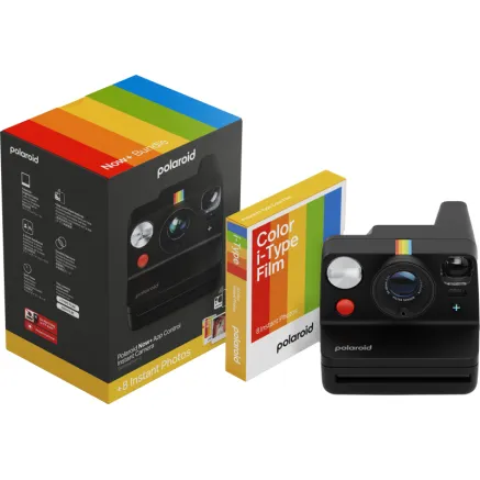 Polaroid Now+ Gen 3 Black bundle with Color Film (8 photos)