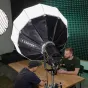 Постоянный свет для видео - Лантерна софтбокс 85cm с юбкой на Bowens соединение аренда