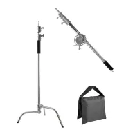 Heavy Boom arm for C-Stand with tripod and sandbags rental