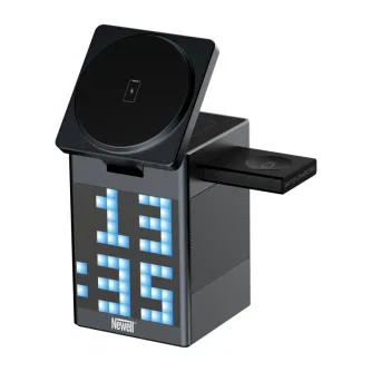 Portatīvie akumulatori - Newell induOne MagPlay MagSafe Charger With Speaker and Display for 3 Mobile Devices - ātri pasūtīt no ražotāja