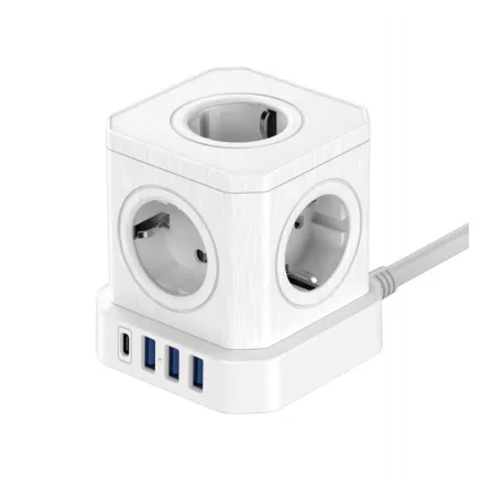 Newell GaN Power Cube 9in1 - white