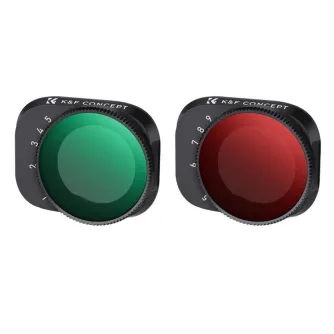 Аксессуары для дронов - K&F Concept K&F For DJI Drone Filter Mini 3 Pro /Mini 3, Variable ND2-ND32 + ND32-ND512 Filter with Single-side KF01.2053 - быстрый заказ от производителя