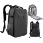 Backpacks - K&F Concept K&F Multi functional Haedshell Camera Backpack Dark Grey KF13.134V4 - quick order from manufacturer