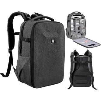 Mugursomas - K&F Concept K&F Multi functional Haedshell Camera Backpack Dark Grey KF13.134V4 - ātri pasūtīt no ražotāja