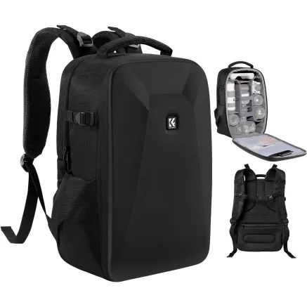 K&F Concept K&F Multi functional Haedshell Camera Backpack.Color Black KF13.134