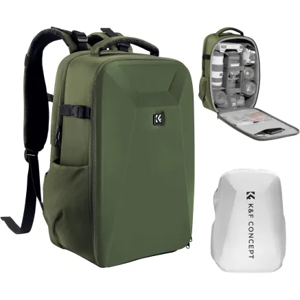 K&F Concept K&F Multi functional Haedshell Camera Backpack Green KF13.134V3