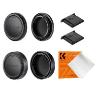 Крышки для объектива - K&F Concept K&F Fuji X-mount Body Cap*2 + Lens Rear Cap*2 + Hot Shoe Cap*2 + Cleaning Cloth*1 SKU.2223 - быстрый заказ от производителяКрышки для объектива - K&F Concept K&F Fuji X-mount Body Cap*2 + Lens Rear Cap*2 + Hot Shoe Cap*2 + Cleaning Cloth*1 SKU.2223 - быстрый заказ от производителя