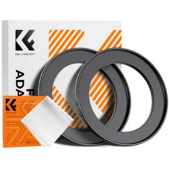 Адаптеры для фильтров - K&F Concept K&F Step Up Filter Ring 52-67mm*2pcs,+Vacuum Cleaning Cloth*1 KF05.340 - быстрый заказ от производителя