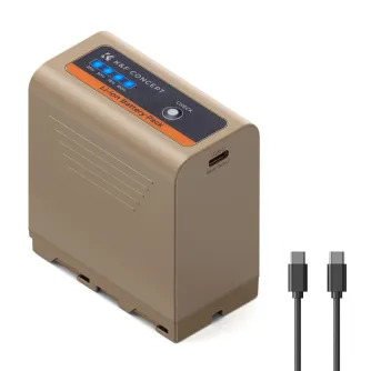 Kameru akumulatori - K&F Concept K&F NP-F970 Battery 10500mAh Battery with 20W PD Two-Way Fast Charge for Sony KF28.0036 - ātri pasūtīt no ražotāja
