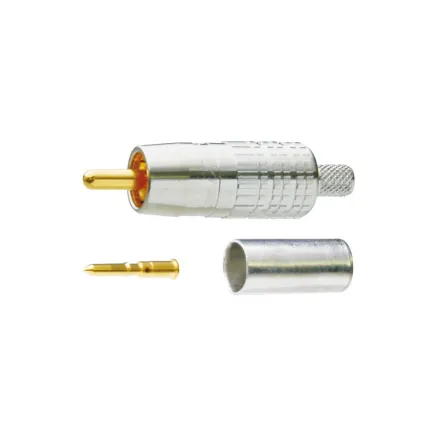 Canare RCAP-C3A 75 Ohm RCA Connector, Straight Plug CNRRCAPC3A