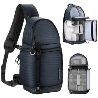 Plecu somas - K&F Concept K&F Sling Bag 10L Urban Wander 02(Blue) KF13.141V4 - ātri pasūtīt no ražotāja