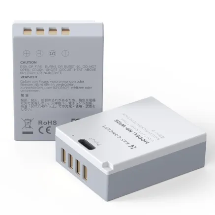 K&F Concept K&F NP-W126 1050mAh Capacity and Type-C Fast Charging for Fujifilm*1pc KF28.0048