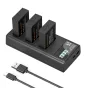 Батареи для камер - K&F Concept K&F LP-E17 Camera Battery 1250mAh, 3-pack + Charger LCD display charger set KF28.0052 - быстрый заказ от производителя