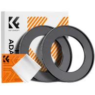 Filtru adapteri - K&F Concept K&F Step Up Filter Ring 58-82mm*2pcs,+Vacuum Cleaning Cloth*1 KF05.354 - ātri pasūtīt no ražotājaFiltru adapteri - K&F Concept K&F Step Up Filter Ring 58-82mm*2pcs,+Vacuum Cleaning Cloth*1 KF05.354 - ātri pasūtīt no ražotāja