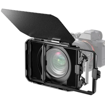 K&F Concept K&F Matte box kit5pcs Adapter Rings(67/72/77/82/95mm)+2 pcs of 4*5.65 inch filter frame+Large Capac SKU.2180