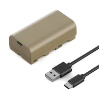 Батареи для камер - K&F Concept K&F NP-F550 3500mAh Capacity and Type-C Fast Charging for Sony *1pc KF28.0035 - быстрый заказ от производителяБатареи для камер - K&F Concept K&F NP-F550 3500mAh Capacity and Type-C Fast Charging for Sony *1pc KF28.0035 - быстрый заказ от производителя