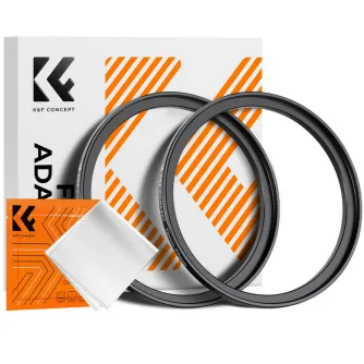 Filtru adapteri - K&F Concept K&F Step Up Filter Ring 72-77mm*2pcs,+Vacuum Cleaning Cloth*1 KF05.350 - ātri pasūtīt no ražotāja