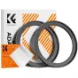 Filtru adapteri - K&F Concept K&F Step Up Filter Ring 72-82mm*2pcs,+Vacuum Cleaning Cloth*1 KF05.356 - ātri pasūtīt no ražotāja