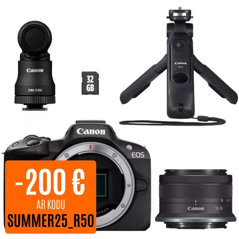 EOS R50 RF-S 18-45mm F4.5-6.3 IS STM KIT