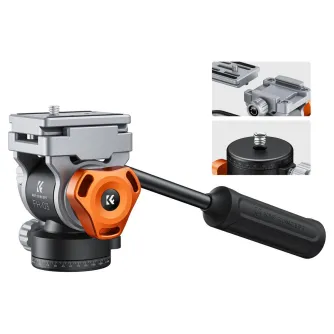 Statīvu galvas - K&F Concept K&F Tripod Ball Head FH-03 with Handle KF31.087 - ātri pasūtīt no ražotāja