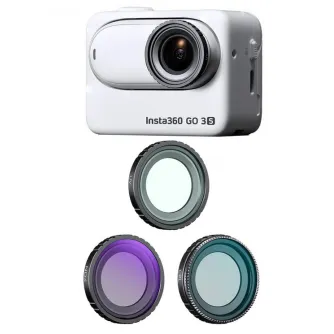 Filtru komplekti - K&F Concept K&F UV+CPL+ND4 Filters Kit 28 Multi-Layer Coated Compatible with Insta360 GO 3S Action Camera SKU.2285 - ātri pasūtīt no ražotāja