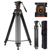 Видео штативы - K&F Concept K&F VA3+BV20 10KG Load Capacity Fluid Head Tripod KF09.148 - быстрый заказ от производителяВидео штативы - K&F Concept K&F VA3+BV20 10KG Load Capacity Fluid Head Tripod KF09.148 - быстрый заказ от производителя