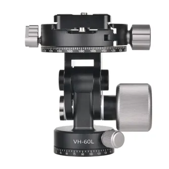Statīvu galvas - K&F Concept VH-60L Double Panoramic Design Aluminum Alloy Tripod Ball Head KF31.103 - ātri pasūtīt no ražotāja