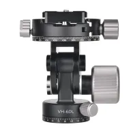 Statīvu galvas - K&F Concept VH-60L Double Panoramic Design Aluminum Alloy Tripod Ball Head KF31.103 - ātri pasūtīt no ražotājaStatīvu galvas - K&F Concept VH-60L Double Panoramic Design Aluminum Alloy Tripod Ball Head KF31.103 - ātri pasūtīt no ražotāja