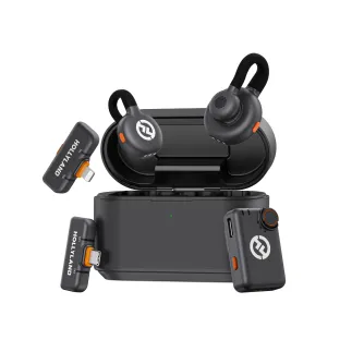 Bezvadu piespraužamie mikrofoni - Hollyland LARK M2S Wireless Lavalier Microphone Ultimate Combo Space Gray LARKM2S ULTIMATE COMBO - perc šodien Master Foto veikalā un ar piegādi Profesionāļu labākā izvēle